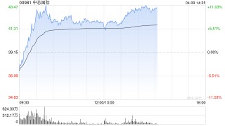 关税战将加速国产替代进程 港股半导体板块活跃 中芯国际涨近10%