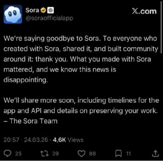 下载量暴跌65%！ 那个曾让好莱坞颤抖的Sora，为何成了OpenAI的“弃子”？｜硅谷观察