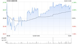 威胜控股被纳入恒生综合指数成份股