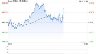 金价重夺5000美元关口，市场聚焦美联储利率路径