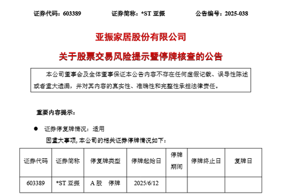 2倍牛股突发!明起停牌核查 第1张 2倍牛股突发!明起停牌核查 第1张