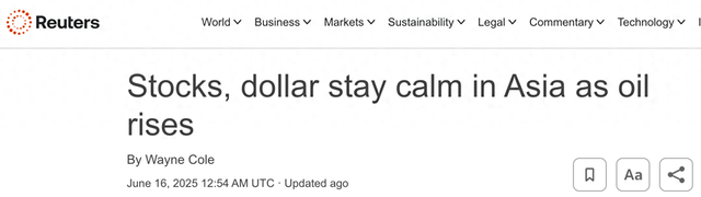 外媒:油价攀升施压美联储降息预期,亚太市场谨慎观望 第3张 外媒:油价攀升施压美联储降息预期,亚太市场谨慎观望 第3张