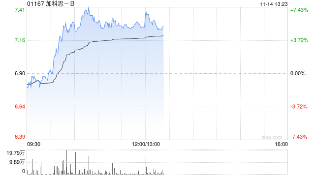 加科思-B午前涨超5% 公司设立联席首席执行官制度  第1张