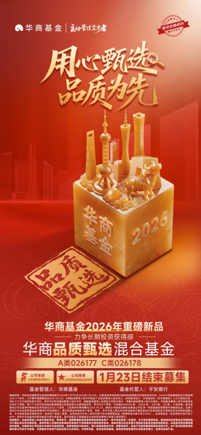 用心甄选品质为先 华商基金开年新品华商品质甄选混合1月23日结束募集 第2张 用心甄选品质为先 华商基金开年新品华商品质甄选混合1月23日结束募集 第2张