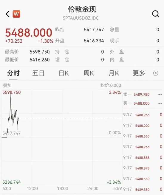 黄金猛冲5600美元后回落,专家:出现任何回调都是买入机会 第1张 黄金猛冲5600美元后回落,专家:出现任何回调都是买入机会 第1张