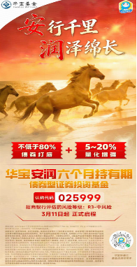 “五A”股债双配,攻守兼备之选:华宝安润债基(025999)3月11日起火热首发 第3张 “五A”股债双配,攻守兼备之选:华宝安润债基(025999)3月11日起火热首发 第3张