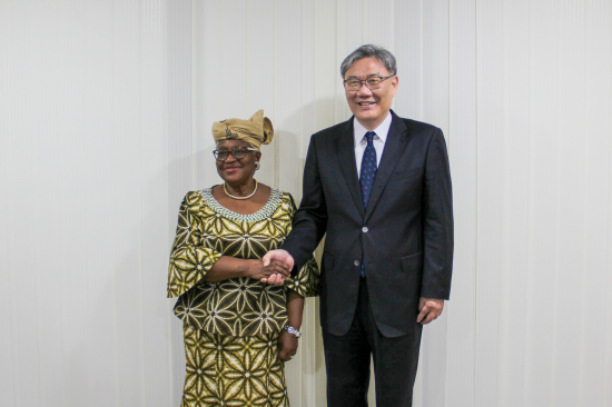 商务部部长王文涛会见世贸组织总干事伊维拉  第1张