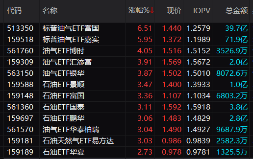 油气股、期、ETF，午后逆市大涨！  第3张