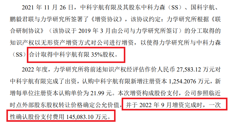 中科宇航IPO：报告期内股份支付金额高达19亿元 技术独立性待考 实控人“双跨”问题仍未解决  第2张